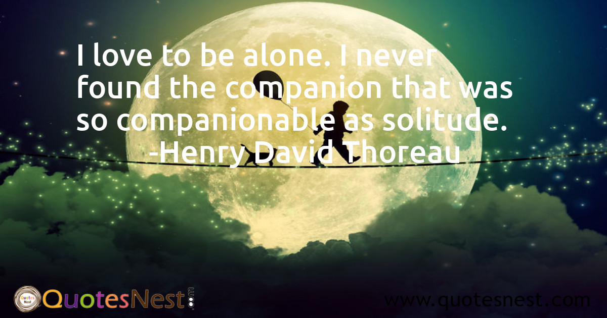 Alone_Henry David Thoreau_5_small
